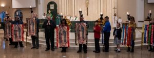 All are welcome to attend “The Lighting of the Torches” Oct. 26 at 4 p.m. in St. Robert Bellarmine, Co-Cathedral, Freehold, during a commemorative Mass which will mark the beginning of the 2019 Traveling Torch celebration of Our Lady of Guadalupe.